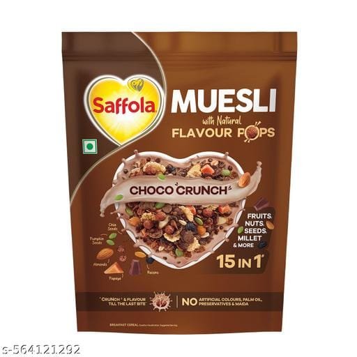 MUESLI WITH FLAVOUR POPS CHOCO CRUNCH 15 IN 1